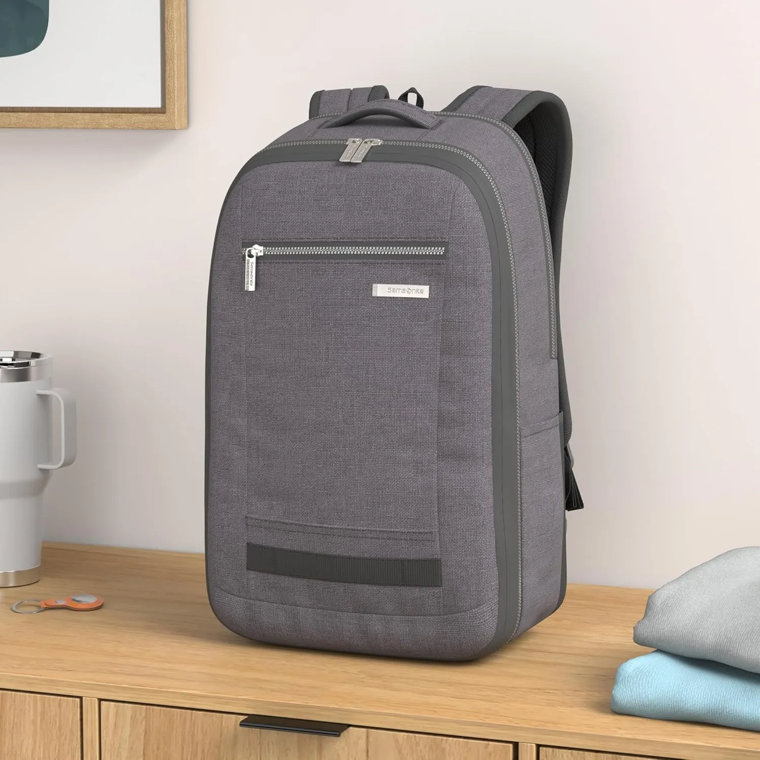 Samsonite Modern Utility Travel Backpack, Charcoal Heather, One Size