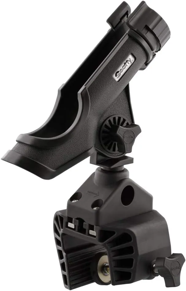 Scotty 339-BK Power Lock Rod Holder with Clamp Mount, BLACK