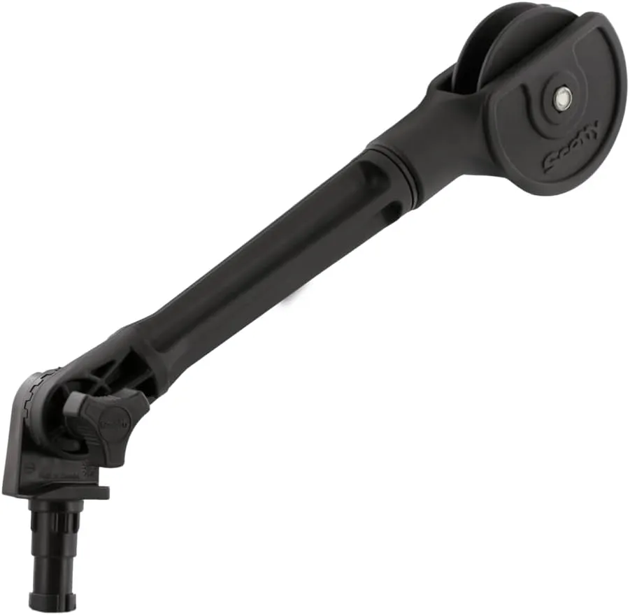 Scotty #749 Trap-Ease Trap Roller without Mount,Silver/Black