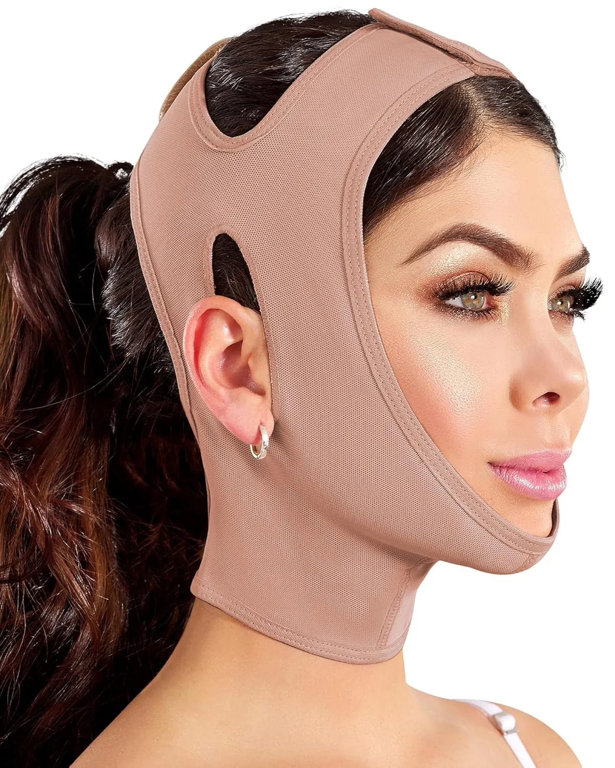 Shape Concept Chin Strap Support Band Neck Bandage Face Chin High Compression