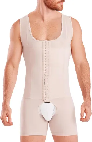 SHAPE CONCEPT Mens Shapewear 361 Faja Colombiana para Hombre, Male Girdle Stomach Compression With Hooks and Control Abdobmen