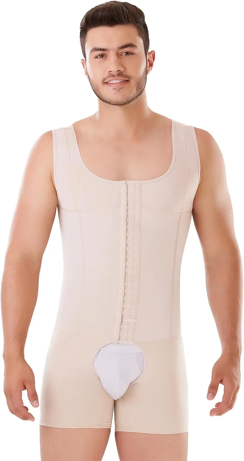 SHAPE CONCEPT Mens Shapewear 361 Faja Colombiana para Hombre, Male Girdle Stomach Compression With Hooks and Control Abdobmen