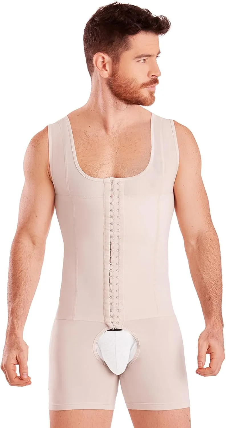 SHAPE CONCEPT Mens Shapewear 361 Faja Colombiana para Hombre, Male Girdle Stomach Compression With Hooks and Control Abdobmen