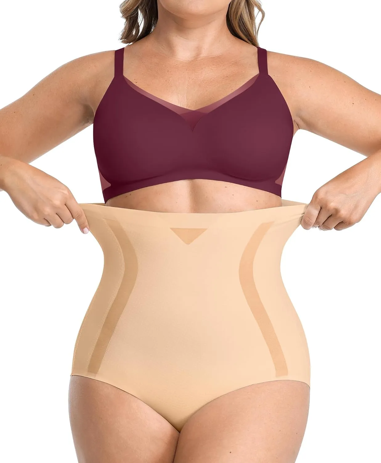 SHAPELLX Shapewear Tummy Control Body Shaper for Women High Waisted Shapewear Underwear Panty Waist Slimming Briefs