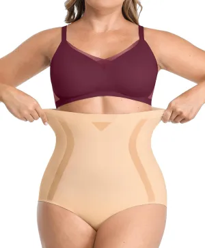 SHAPELLX Shapewear Tummy Control Body Shaper for Women High Waisted Shapewear Underwear Panty Waist Slimming Briefs