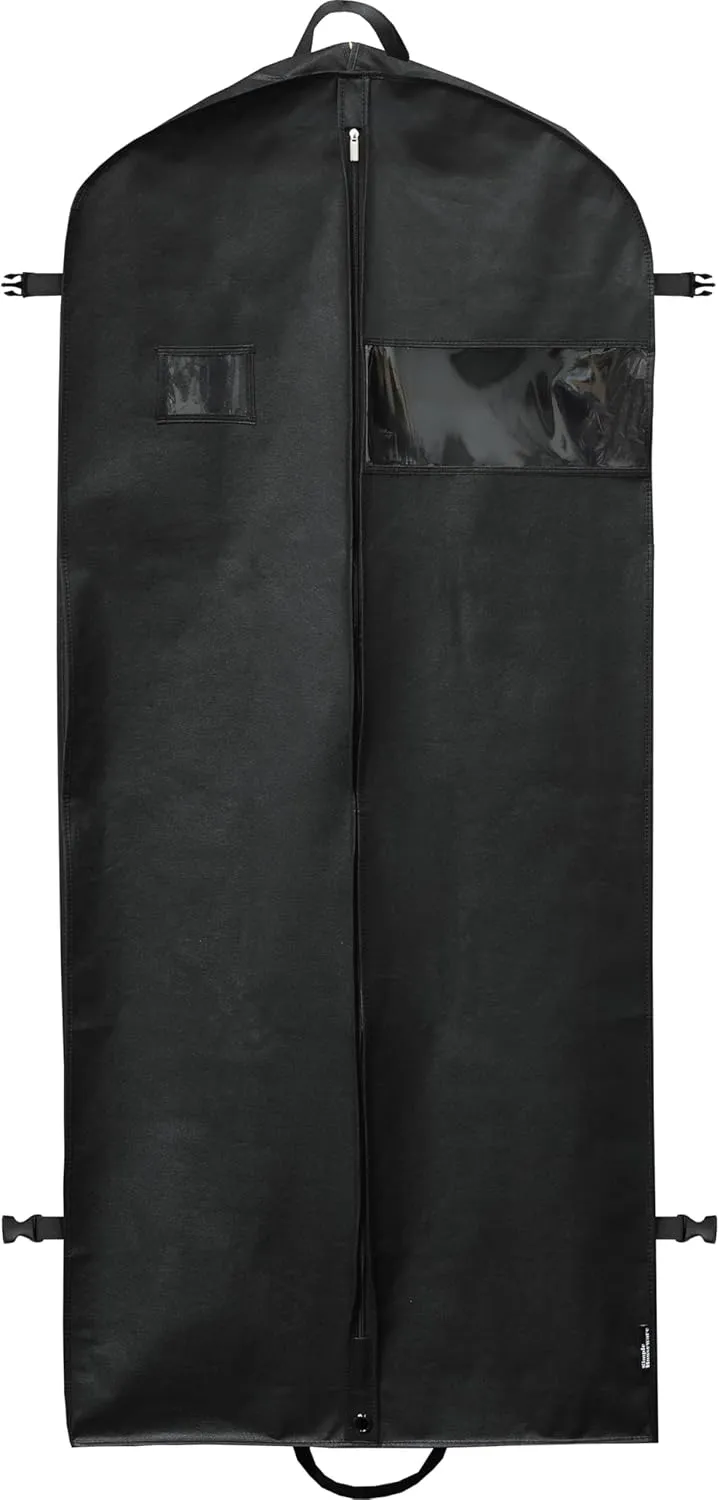 Simple Houseware 54-Inch Heavy Duty Garment Bag with Pockets for Suits, Tuxedos, Dresses, Coats