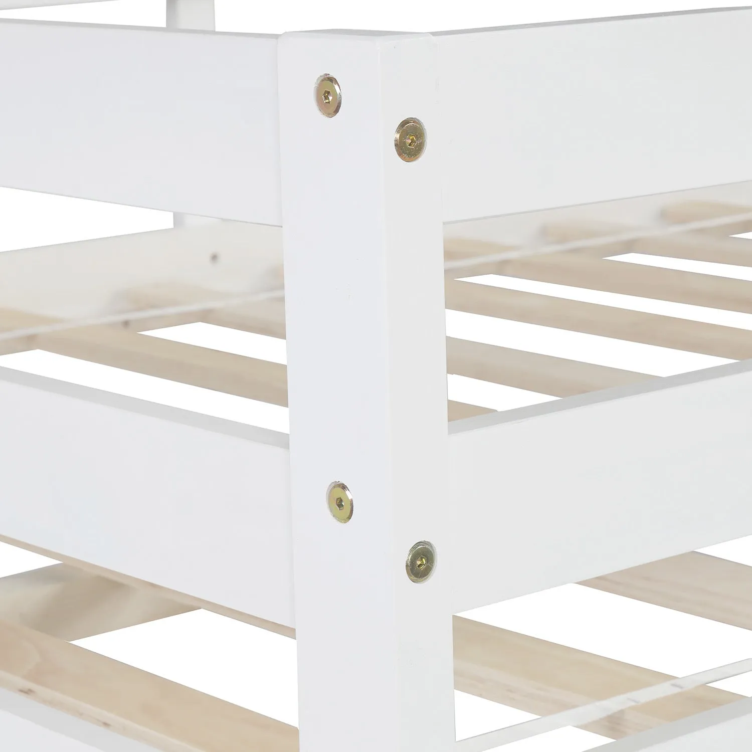 Simple Living Full over Full Bunk Bed with Twin Size Trundle