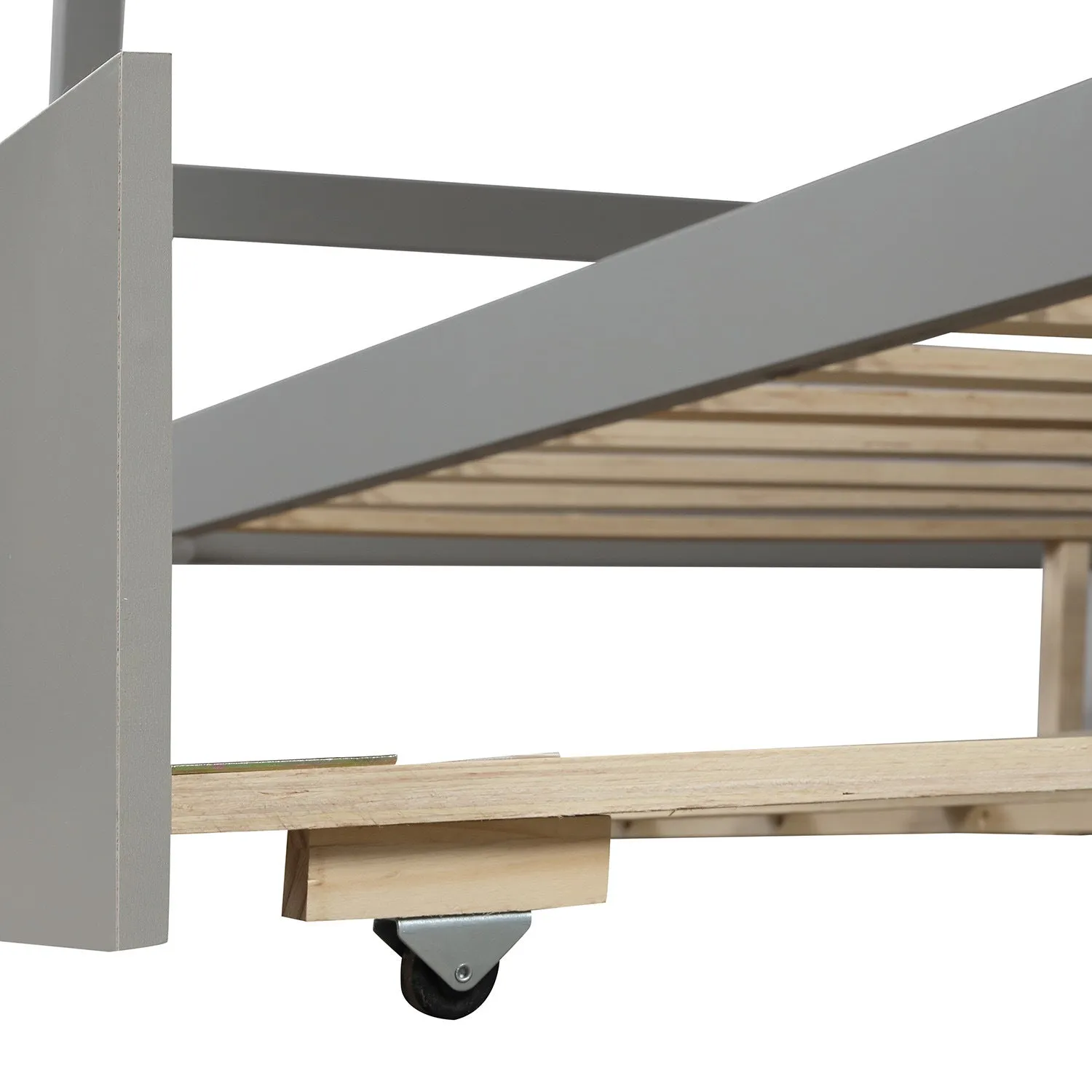 Simple Living Full over Full Bunk Bed with Twin Size Trundle