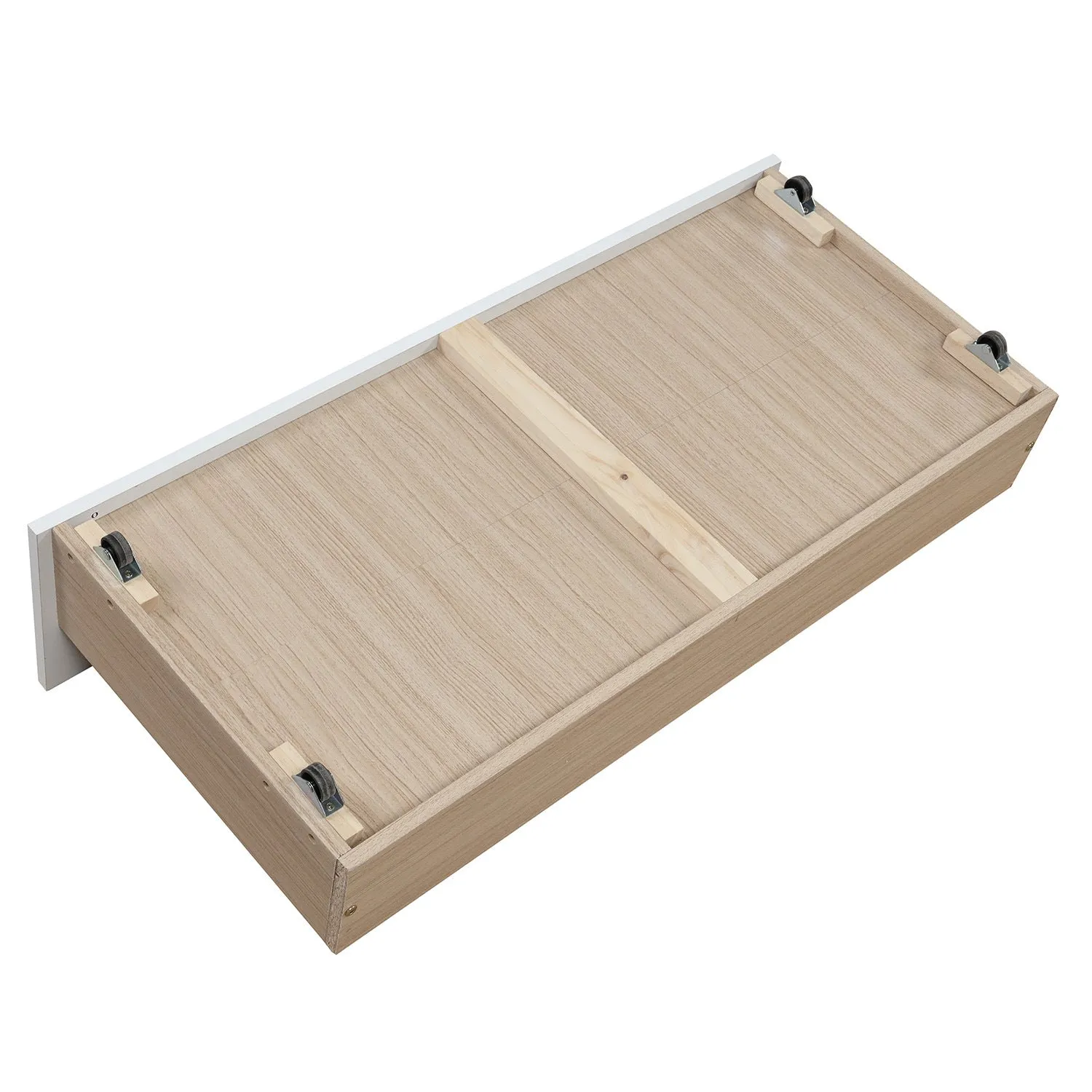 Simple Living Full over Full Bunk Bed with Twin Size Trundle