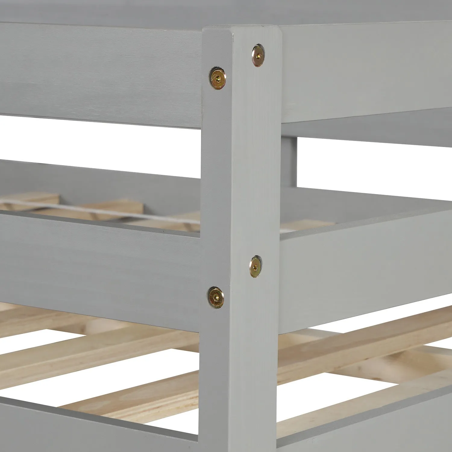 Simple Living Full over Full Bunk Bed with Twin Size Trundle