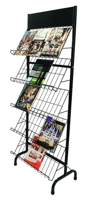 Single-Sided Metal Literature Rack