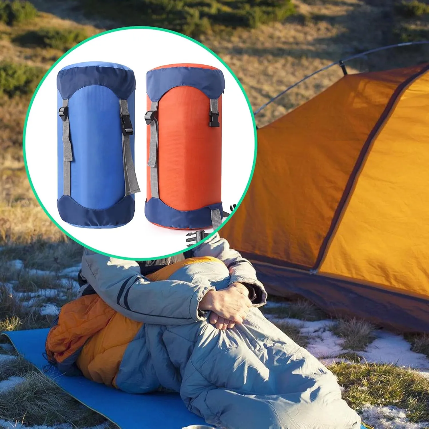 Sleep Bags for Adults Large Capacity for Sleep Bag Keep Warm Storage Bag Hiking Accessories