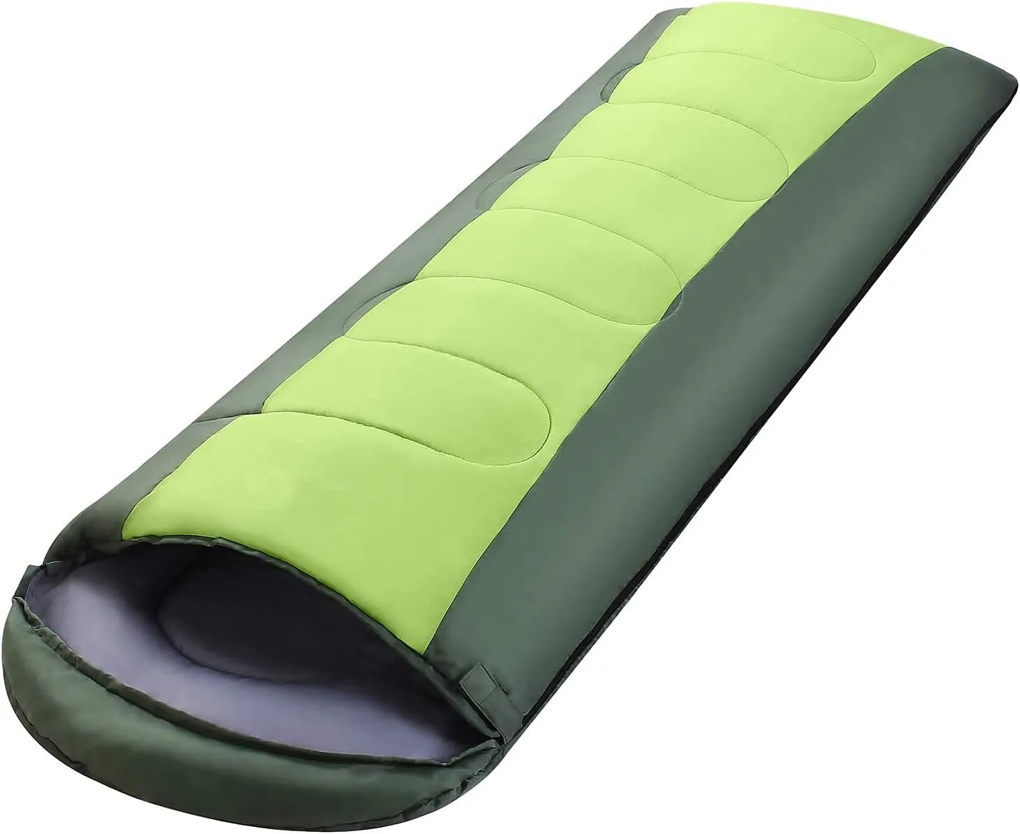 Sleeping Bag Portable 78 x 27 Inches with Hood & Compression Sack for Backpacking Camping Hiking Travel Summer Vacation with Family & Friends
