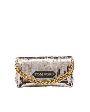 Small Sequin Bag in Bronze