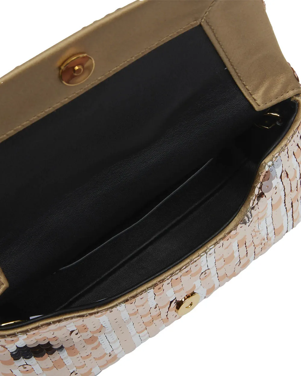 Small Sequin Bag in Bronze