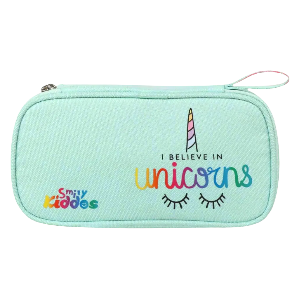 Smily Kiddos Zipper Pencil Pouch Unicorn Sea - Green