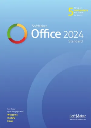 SoftMaker Office Standard 2024 (5 users) for Windows, Mac and Linux [PC/Mac Online Code]