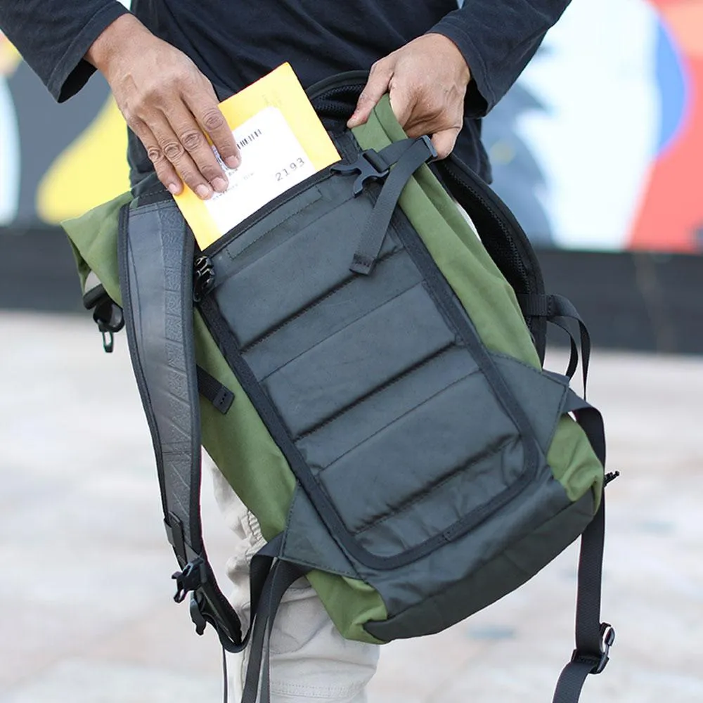 Soldier Water Resistant Vegan Backpack with Laptop Compartment