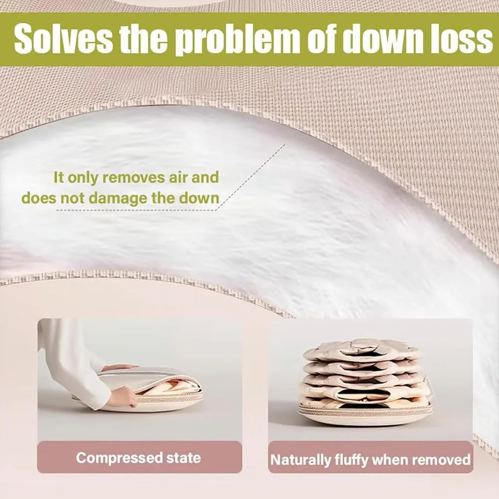 Space Saving Hanging Garment Bag with Self Compression Zipper, Dust Cover Clothes Bags for Down Coat & Closet Storage (Pink,3Pcs)