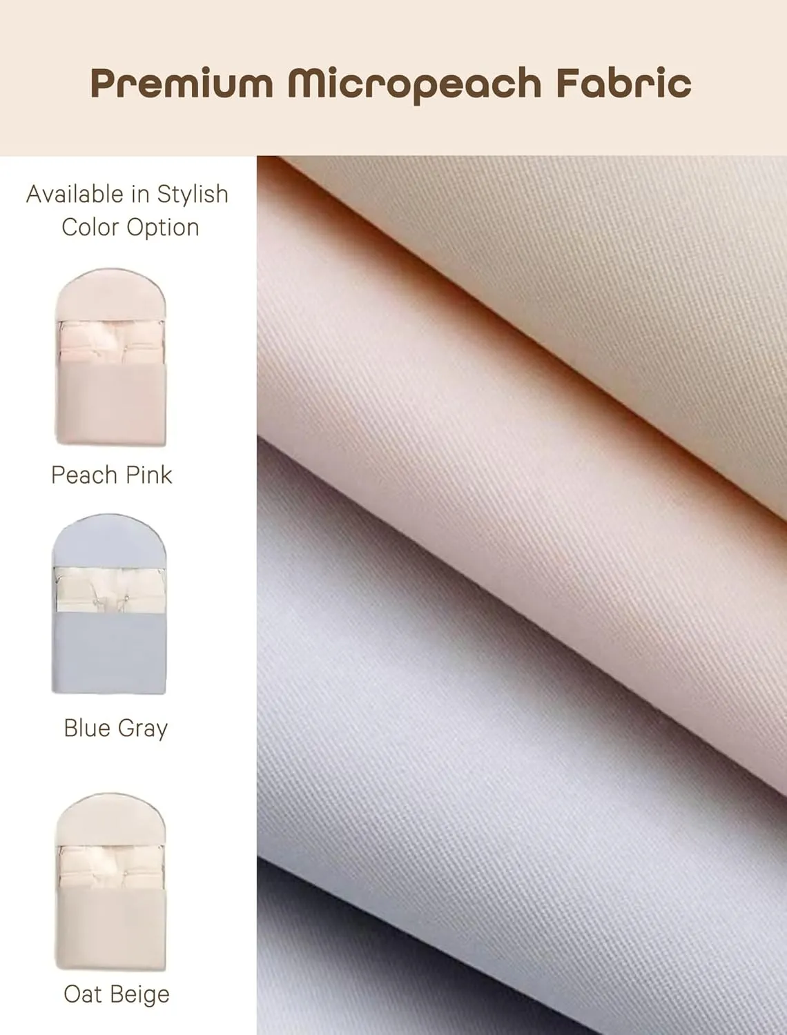 Space Saving Hanging Garment Bag with Self Compression Zipper Large Clear Window Closet Organizer for Down Jackets Coats Otherwise Space-saving Compression Garment Bag (Oat Beige, M L XL)