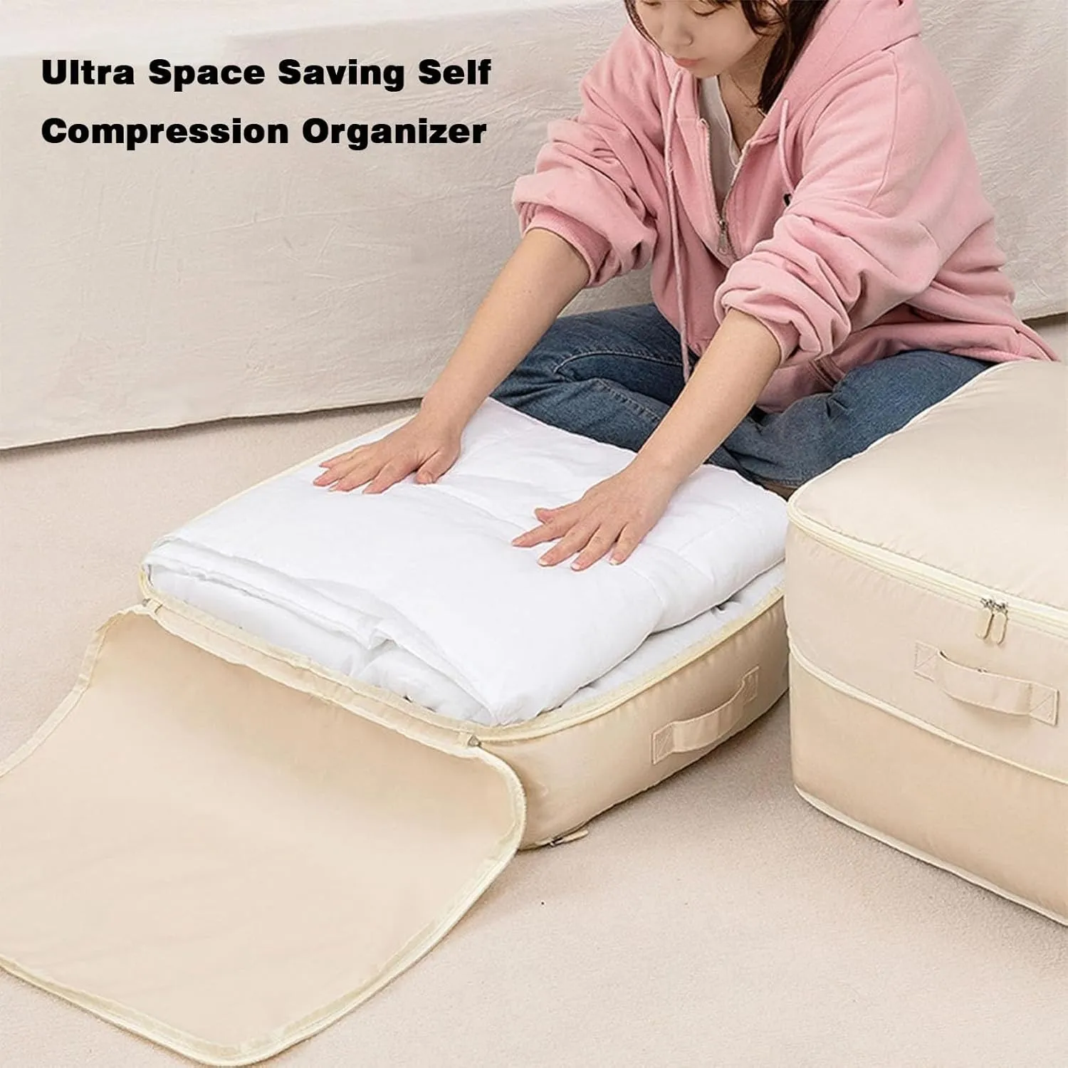 Space Saving Self Compression Organizer, Propositiony Ultra Space Saving Self Compression Organizer, Heavy Duty Moving Bags, Propositiony Organizer for Space Saving (A,L)