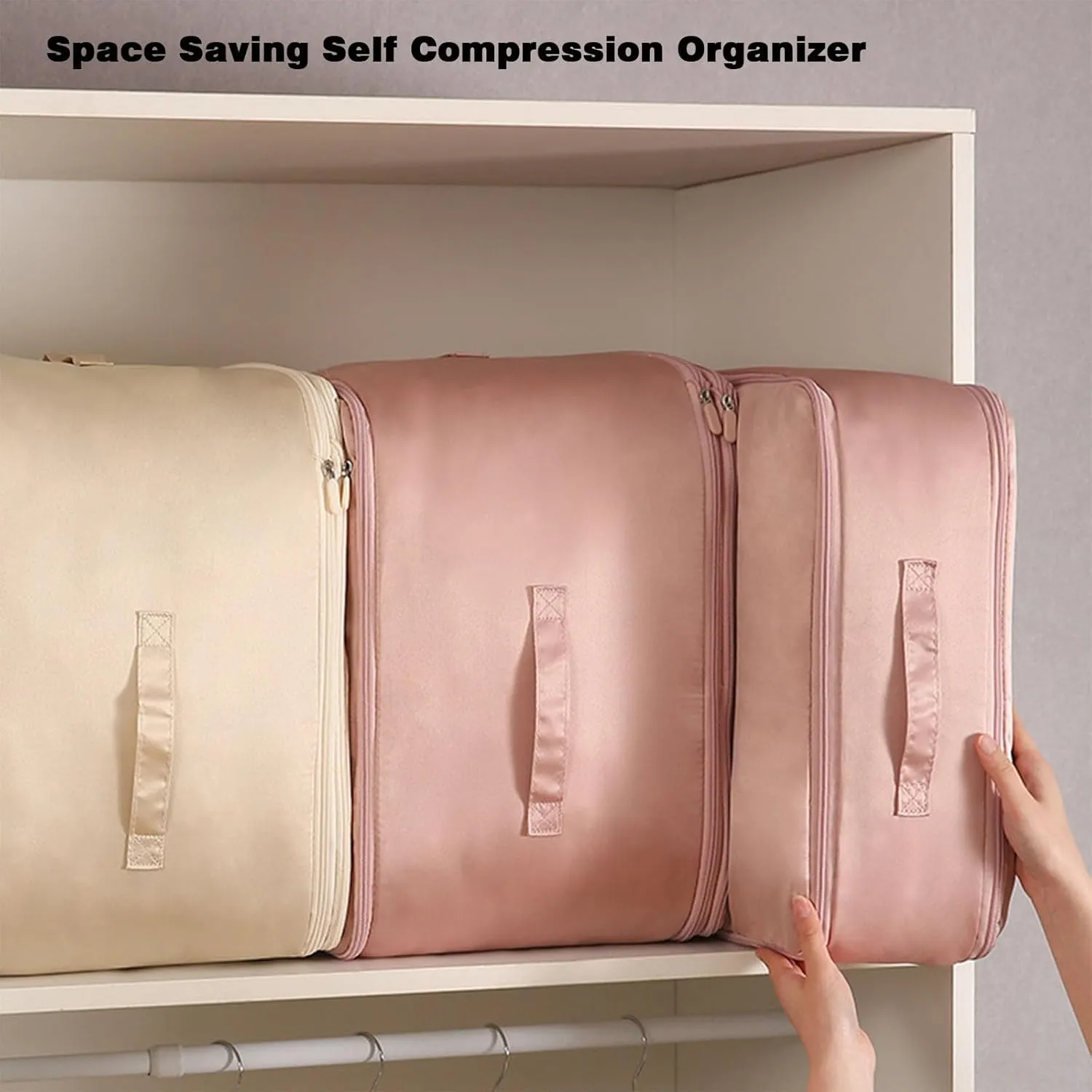Space Saving Self Compression Organizer, Propositiony Ultra Space Saving Self Compression Organizer, Heavy Duty Moving Bags, Propositiony Organizer for Space Saving (A,L)