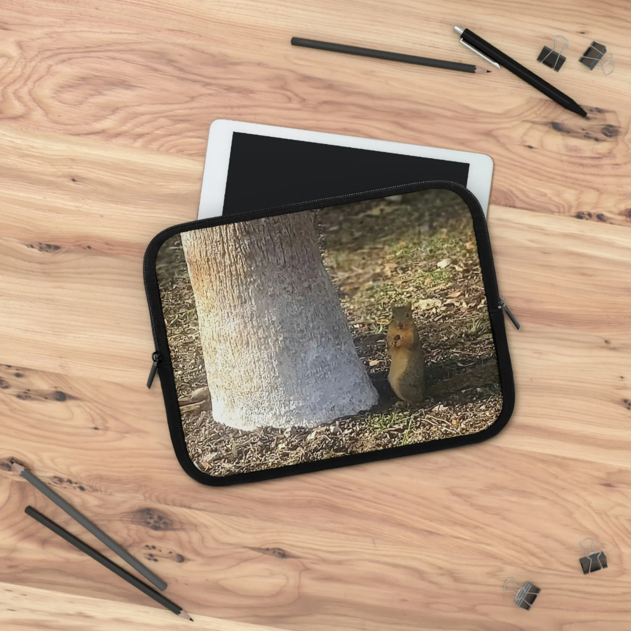 Squirrel and A Nut | Laptop Sleeve 7 Inch 10 Inch 13 Inch 15 Inch 17 Inch | Urban Geographic Collection | Life By Ortavia