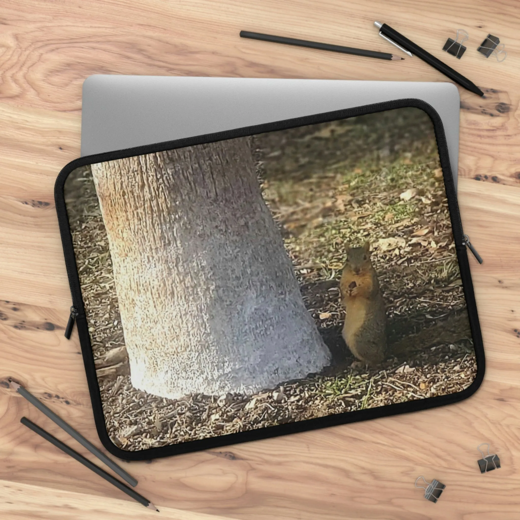 Squirrel and A Nut | Laptop Sleeve 7 Inch 10 Inch 13 Inch 15 Inch 17 Inch | Urban Geographic Collection | Life By Ortavia