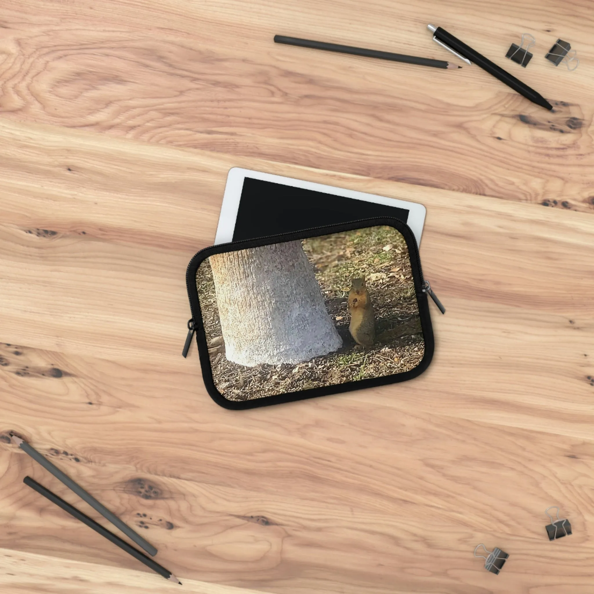 Squirrel and A Nut | Laptop Sleeve 7 Inch 10 Inch 13 Inch 15 Inch 17 Inch | Urban Geographic Collection | Life By Ortavia