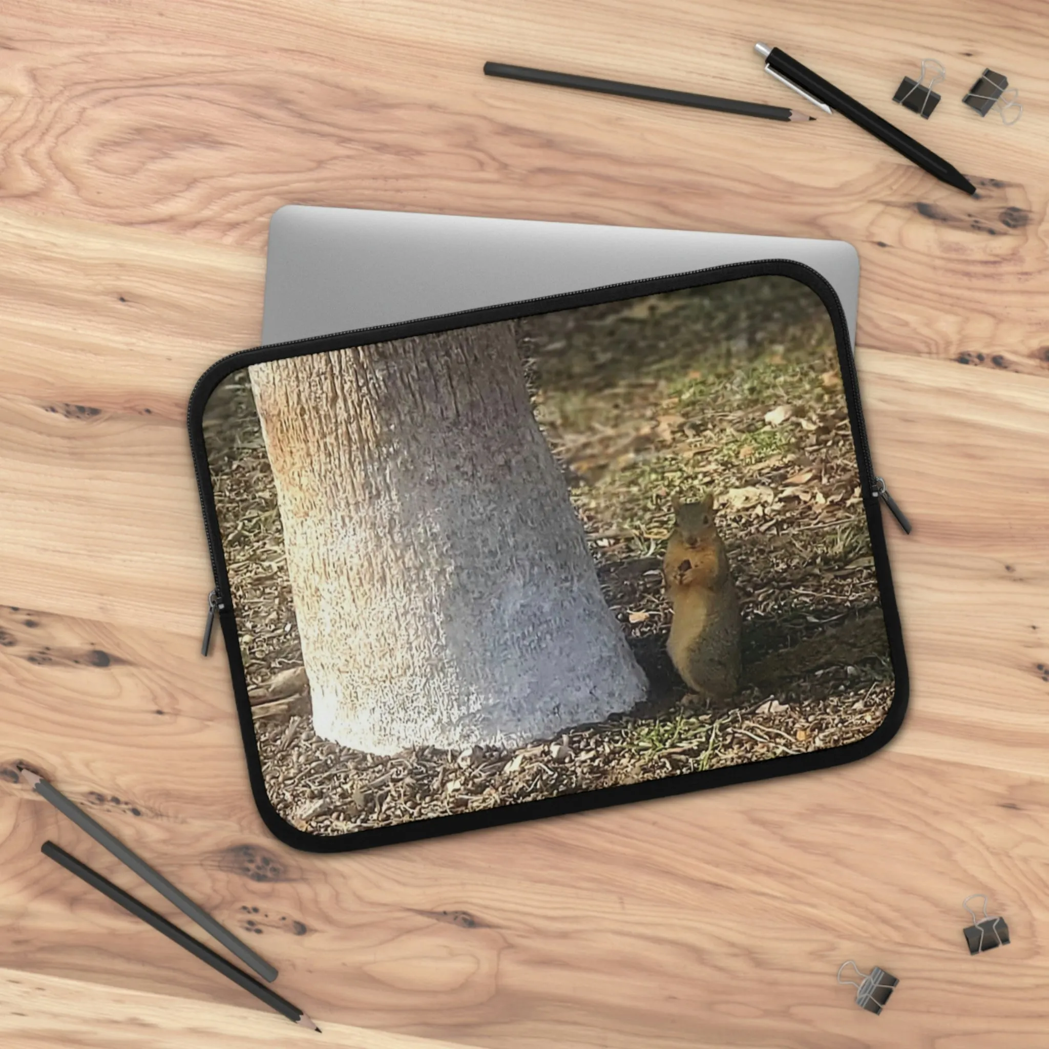 Squirrel and A Nut | Laptop Sleeve 7 Inch 10 Inch 13 Inch 15 Inch 17 Inch | Urban Geographic Collection | Life By Ortavia