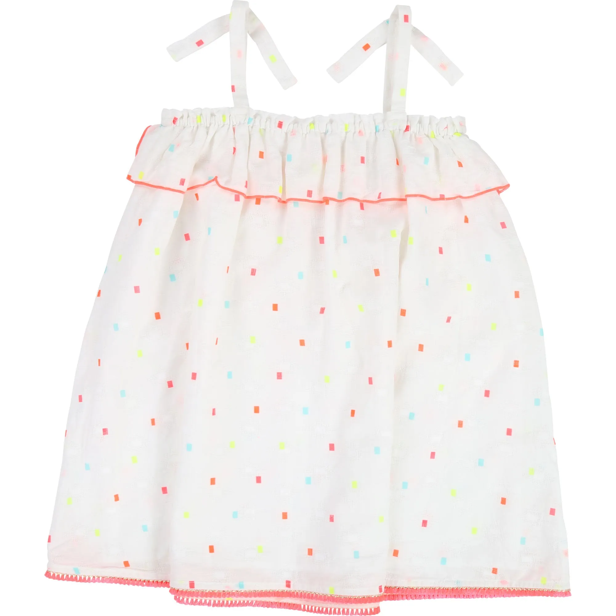 SS19 Billieblush Girls White Ruffle Dress