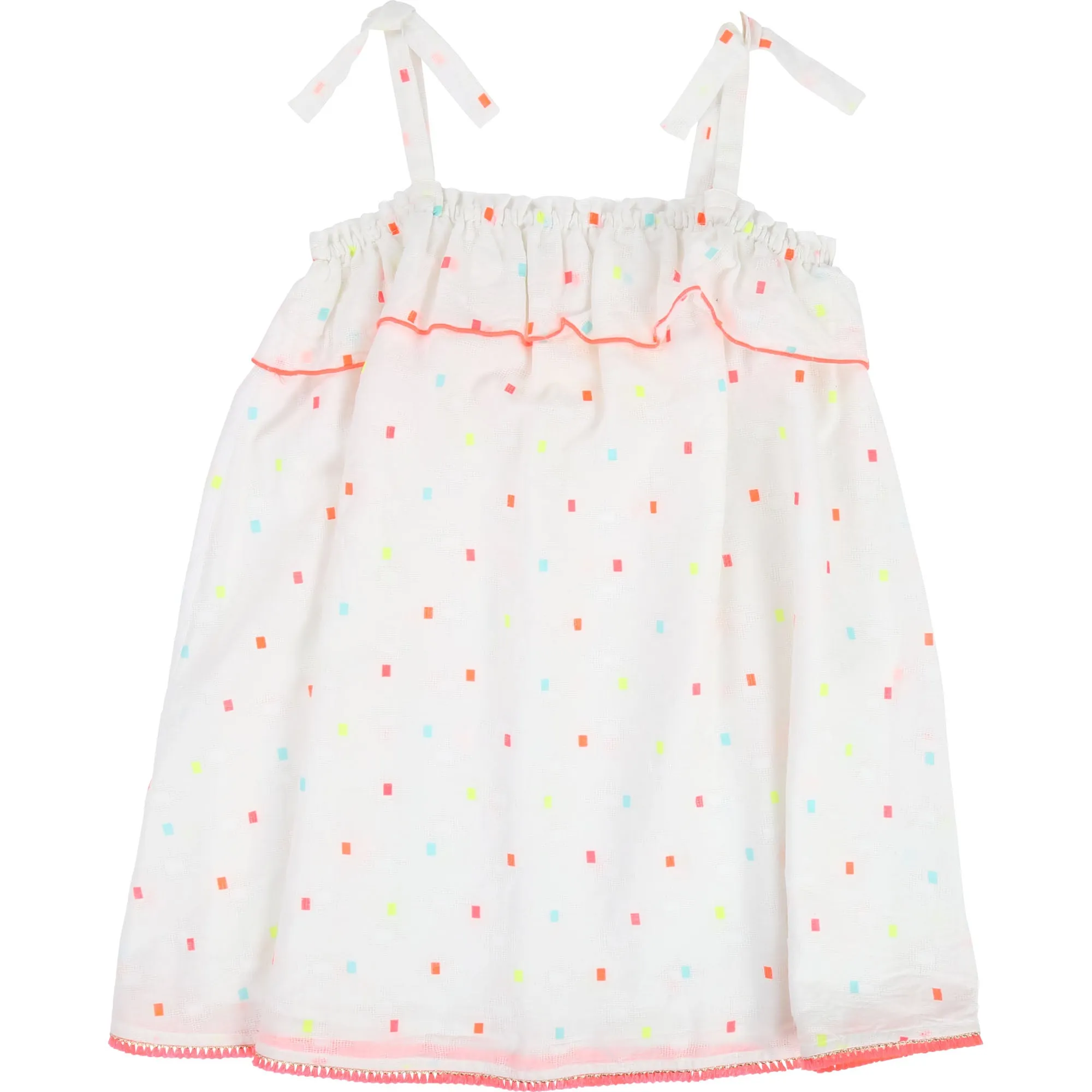 SS19 Billieblush Girls White Ruffle Dress