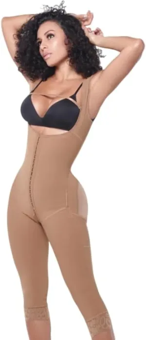 Stage 2 Colombian BBL Faja- Post Surgical Recovery Shapewear For Tummy Tucks Lipo360 or BBL Compression Garment Long Leg