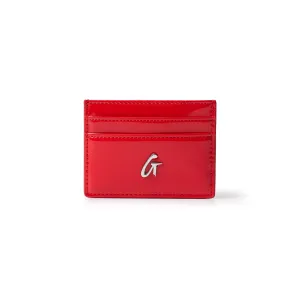 STANDARD SILVER CARD HOLDER - MIRROR RED