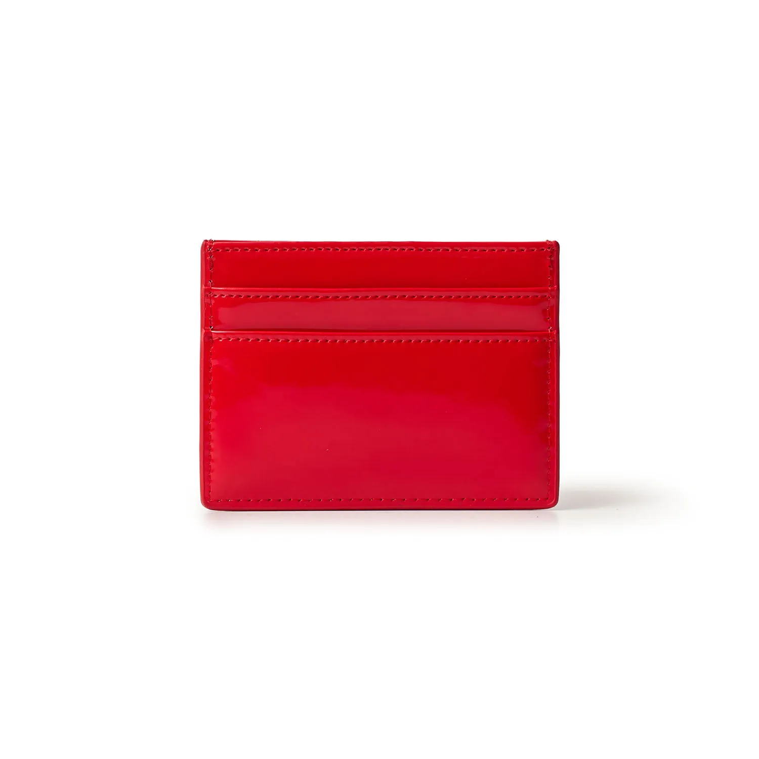 STANDARD SILVER CARD HOLDER - MIRROR RED