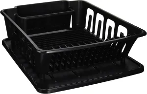 Sterilite 2pc Large Sink Set, Black