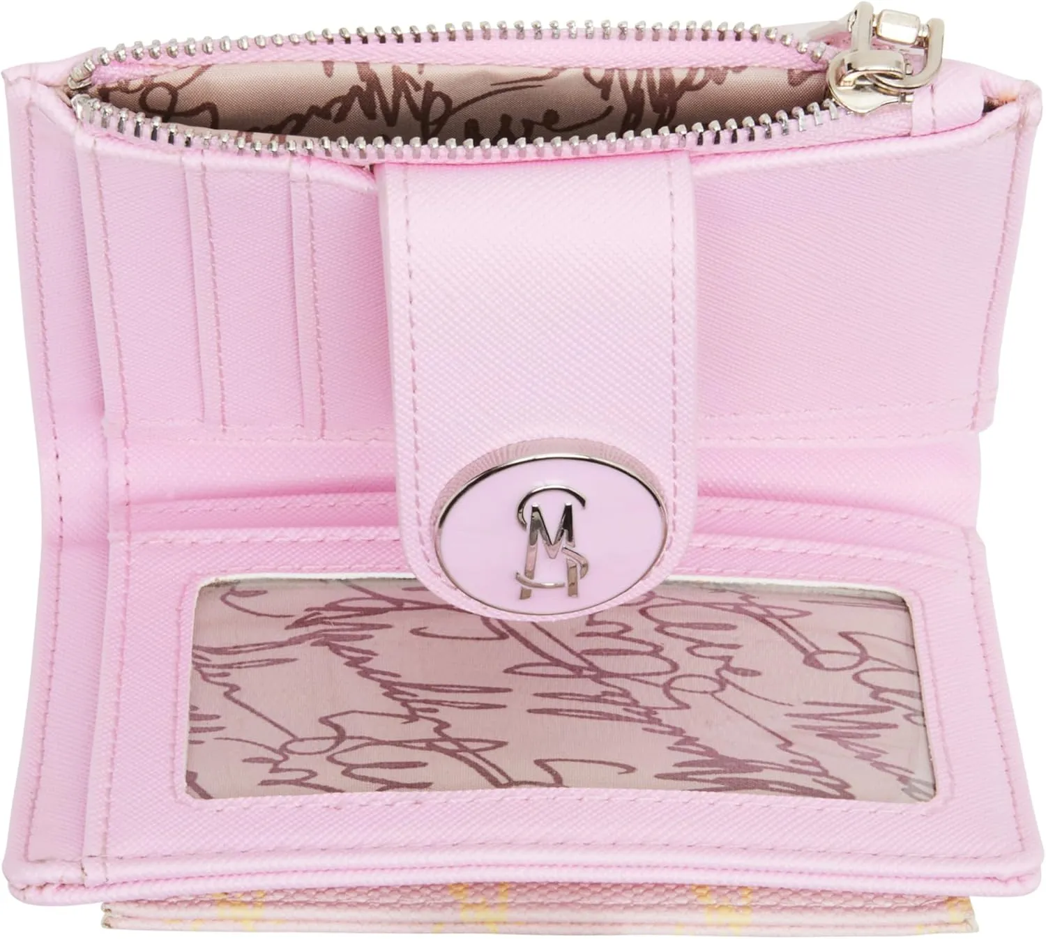 Steve Madden Women's Jadyn-f Bifold with Removable Card Case