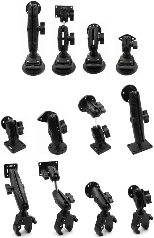 Strg Double Socket Arm with Dual 1" Ball Sockets, 6.7'' Aluminum Alloy Arm Compatible with RAM and 1" Ball Systems from Arkon, Bold and Tackform Enterprise Series