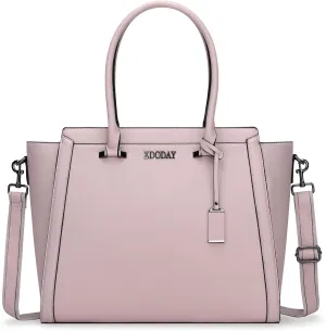 Stylish 15.6 Inch Laptop Tote Bag for Women - Travel Computer Handbag with Long Shoulder Strap