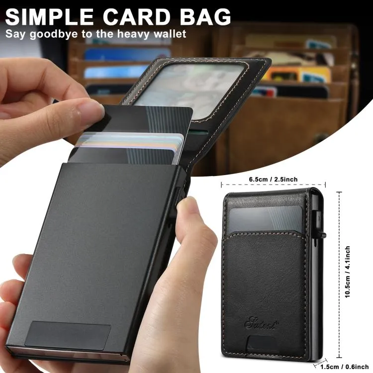 Suteni Oil Waxy Keys Automatically Pop Up Card Box