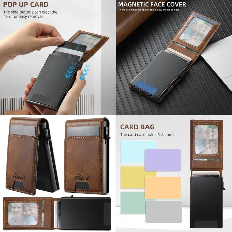 Suteni Oil Waxy Keys Automatically Pop Up Card Box