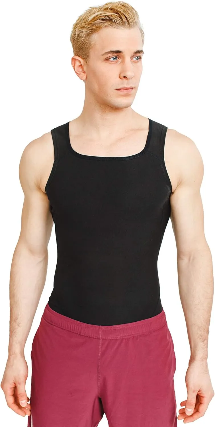 Sweat Shaper Men’s Premium Slimming Shapewear Workout Sauna Tank Top Vest