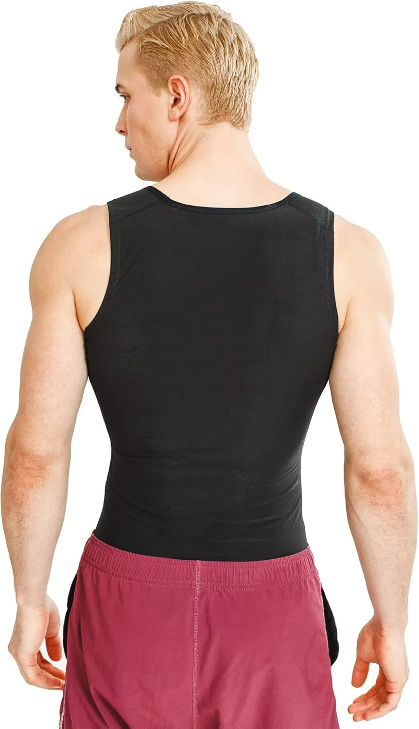 Sweat Shaper Men’s Premium Slimming Shapewear Workout Sauna Tank Top Vest