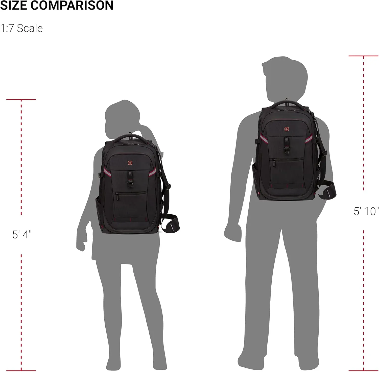 SwissGear Hybrid Travel Laptop Backpack
