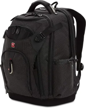 SwissGear Tool Bag Backpack, Fits Up to 17-Inch Laptop, Work Pack PRO, Black