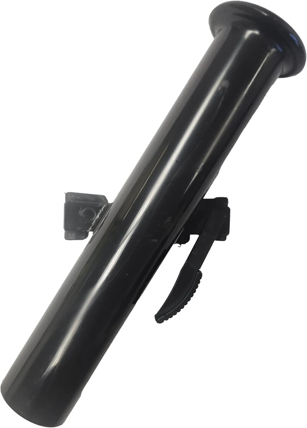 Systems Straight Rod Holder, Track-Mount PVC Rod Holder for Boats, Trucks, and Garages, Available in White and Black; Port, Starboard, and Straight