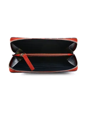 T1S2915WAL Logo Printed Wallet | Dark Navy/Red