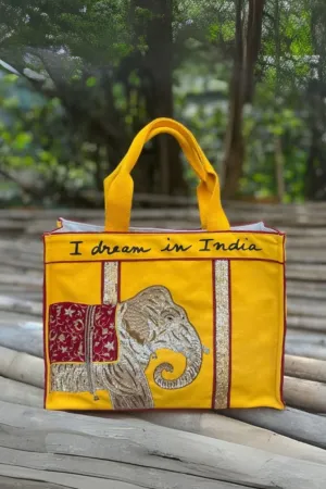 Tara in Tumeric Yellow Bag