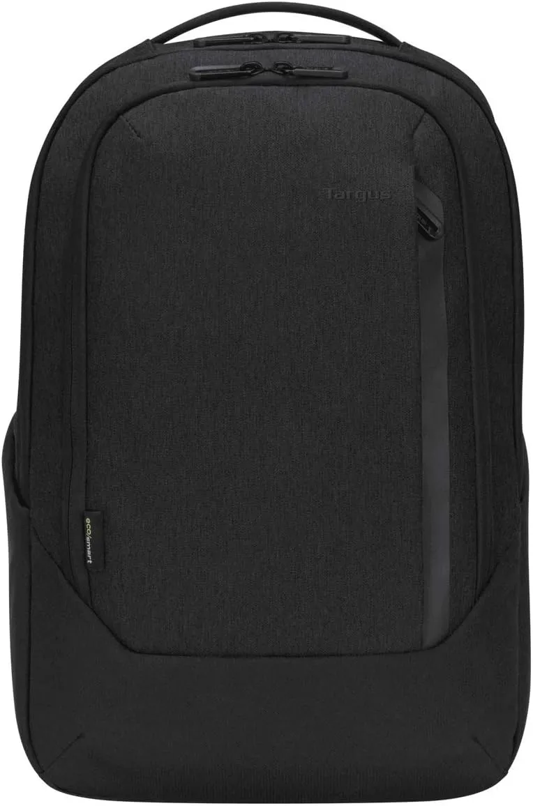 Targus 15.6" Cypress Hero Backpack with EcoSmart, Black - Eco-Friendly Laptop Backpack Designed for Business Travelers, Work, College, Fits up to 15.6" Laptops (TBB586GL)