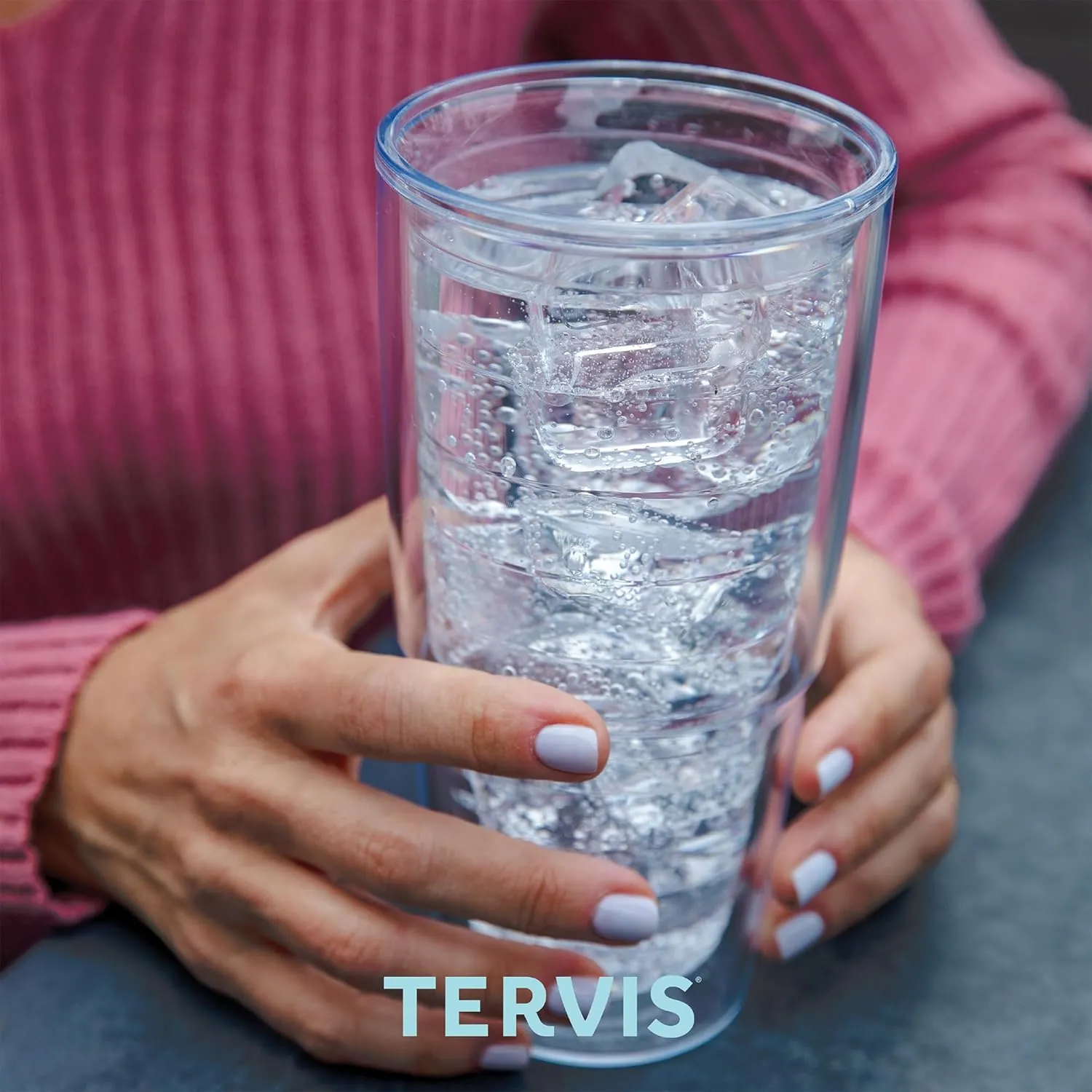 Tervis 1319373 Margaritaville - Kissed By Sun Insulated Tumbler with Wrap and Lid 24 oz - Tritan Clear